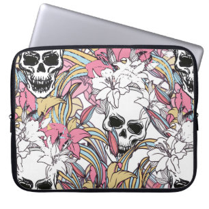 Cool colourful seamless Vintage pattern background Laptop Sleeve