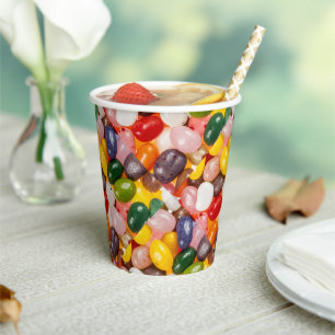 Cool colourful sweet Easter Jelly Beans Candy Paper Cups
