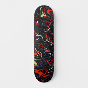 Cool Colourful Urban Abstract Street Art Inspired  Skateboard