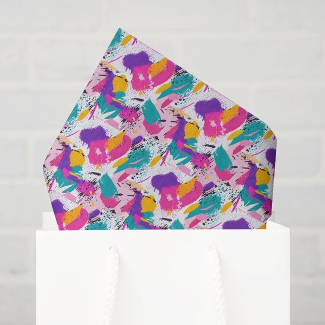 Cool comic graffiti tiled pattern  tissue paper (Gift Bag)
