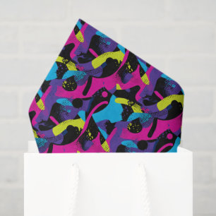 Cool comic graffiti tiled pattern  tissue paper