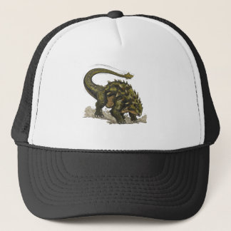 Cool Comics Style Stegosaurus Dinosaur Trucker Hat
