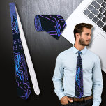Cool Computer Circuit Board Blue Tie<br><div class="desc">Cool Computer Circuit Board - Blue This one is for the geek in all of us</div>