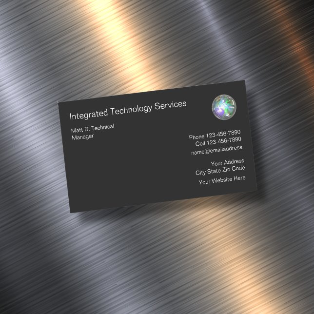 Cool Computer Science Technology Magnetic Business Card (Creator Uploaded)