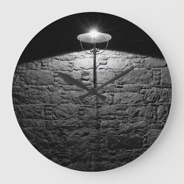 Cool, conceptual rustic lifestyle of Aegean Large Clock (Front)