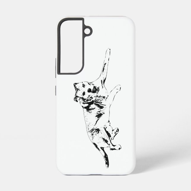 Cool Confidence, Soft Smile Samsung Galaxy S22 Case (Back)