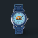 Cool construction dump truck add name  watch<br><div class="desc">Make every moment more exciting with this cool construction dump truck kids watch, personalized with your child’s name. Perfect for little truck lovers, this fun and colorful watch helps kids learn to tell time while feeling proud to wear something made just for them. A thoughtful and playful gift for birthdays,...</div>