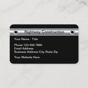 Cool Construction Remodeling Simple Business Cards