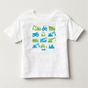 Cool Construction Transport Machines Equipment Toddler T-Shirt