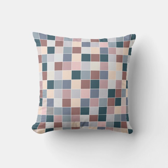 Cool Cool Blocks, Elegant Colors Cushion (Front)