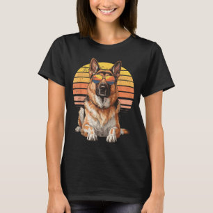 Cool Cool German Shepherd Mom Dad Gift Vintage Dog T-Shirt