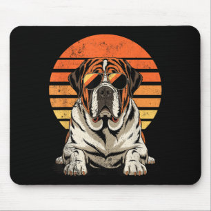 Cool cool saint bernard mom dad gift vintage dog mouse pad