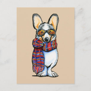 Cool Corgi Postcard