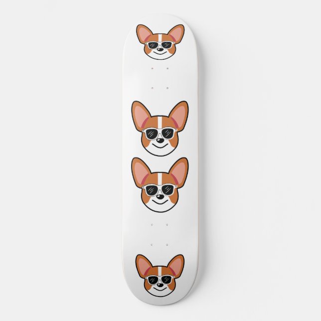 Cool Corgi  Skateboard (Front)