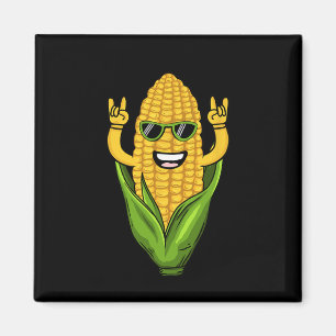 Cool Corn Art Men Women Farmer Dancing Corn On Cob Magnet