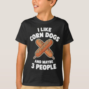 Cool Corn Dog Outfit For Men Women Corn Dog Lover  T-Shirt