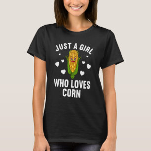 Cool Corn For Women Girls Mama Corn Cob Farmers Fo T-Shirt