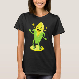 Cool Corn Men Women Farmer Dancing Corn On Cob Far T-Shirt