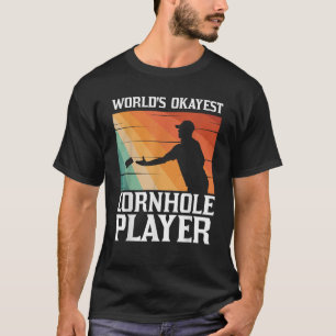 Cool Cornhole Design for Men Women Corn Hole Cornh T-Shirt