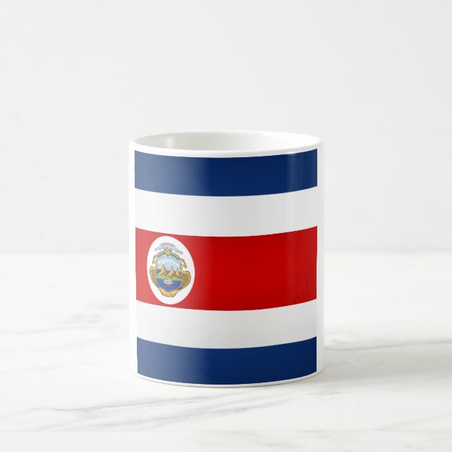 Cool Costa Rica Flag Coffee Mug (Center)