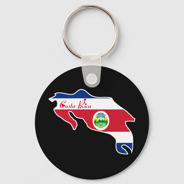 Cool Costa Rica Key Ring (Front)