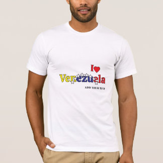 cool country flag customize men's Venezuelan  T-Shirt