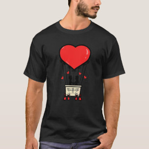 Cool Couple Heart Valentine's Day Romantic T-Shirt