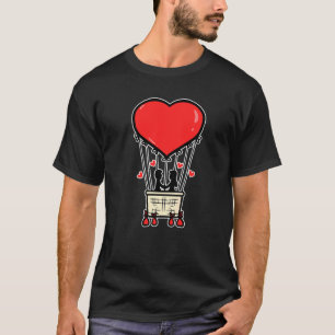 Cool Couple Heart Valentine's Day Romantic T-Shirt