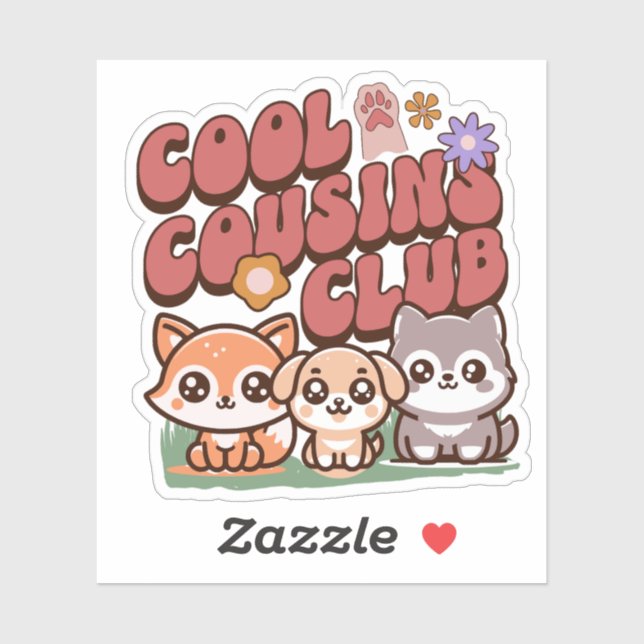 Cool Cousins Club - Fox, Dog ad Wolf (Sheet)