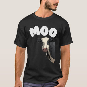 Cool Cow For Men Women Moo Cow Farmer Herd Cows T-Shirt
