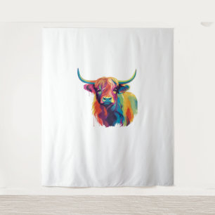 Cool Cow in the Meadow Classic T-Shirt Tapestry