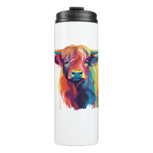 Cool Cow in the Meadow Classic T-Shirt Thermal Tumbler