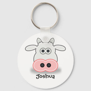 Cool cow key ring