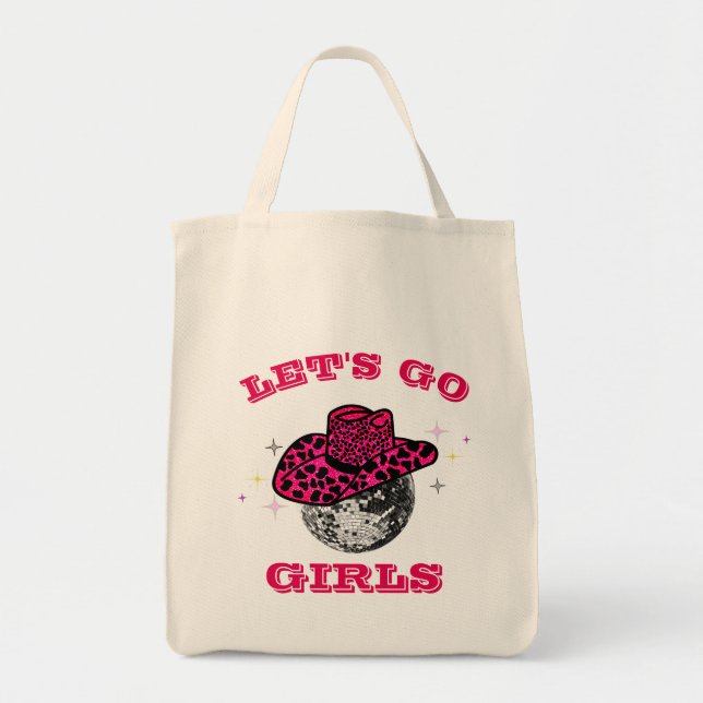 Cool Cowgirl  Bachelorette Party  Gift Tote Bag (Front)