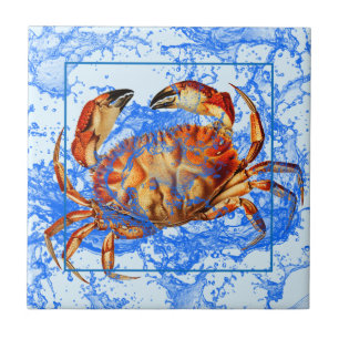 Cool Crab Ceramic Tile