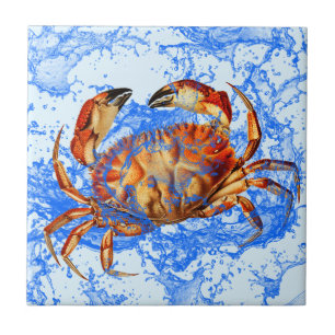 Cool Crab Ceramic Tile