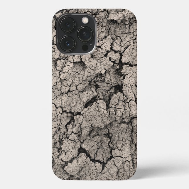 Cool Cracked Earth Dirt Texture iPhone Case (Back)