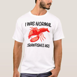 Cool Crawfish Art For Men Women Lobster Crawdad Bo T-Shirt