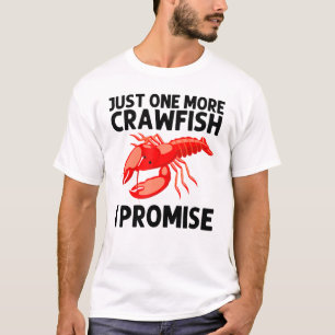 Cool Crawfish Art For Men Women Lobster Crawdad Bo T-Shirt