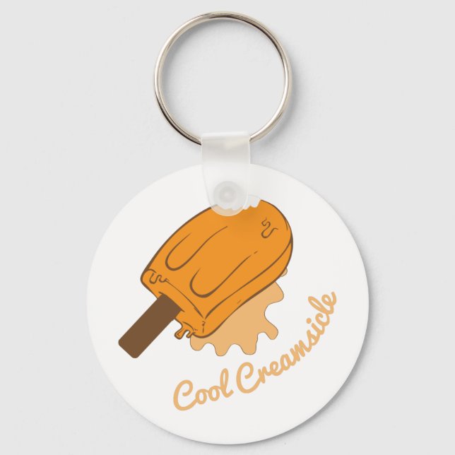 Cool Creamsicle Key Ring (Front)