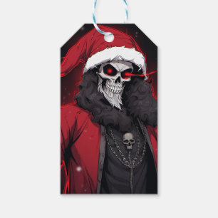 Cool Creepy Anime Cartoon Santa Skull Zombie Demon Gift Tags