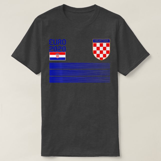 Cool Croatia Football Jersey 2020 Soccer Store  T-Shirt (Design Front)