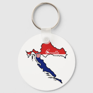 Cool Croatia Key Ring