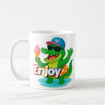 Cool Croc Summer Vibes Mug