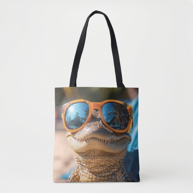 Cool Croc Tote Bag (Front)
