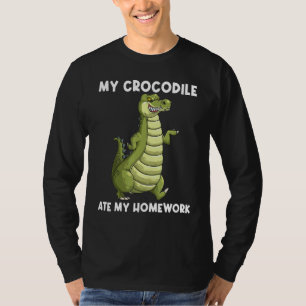Cool Crocodile For Kids Boys Alligator Reptile Ani T-Shirt