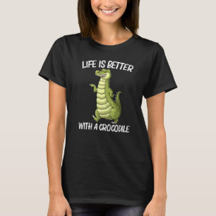 Cool Crocodile For Men Women Alligator Reptile Ani T-Shirt