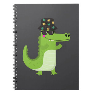 Cool Crocodile with Sunglasses Notebook