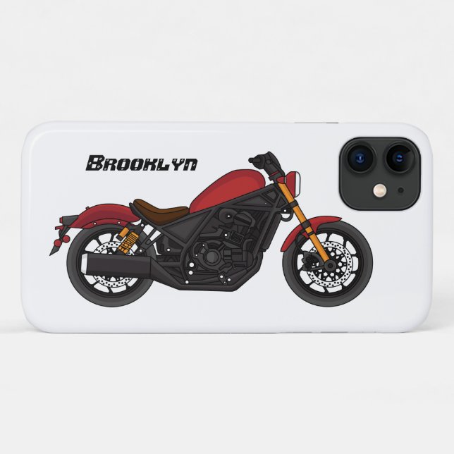 Cool cruiser style motorcycle Case-Mate iPhone case (Back (Horizontal))
