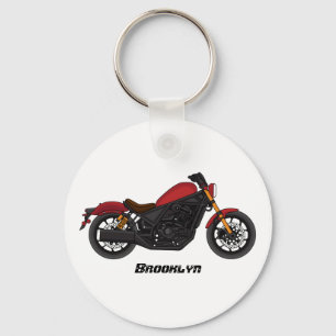 Cool cruiser style motorcycle key ring